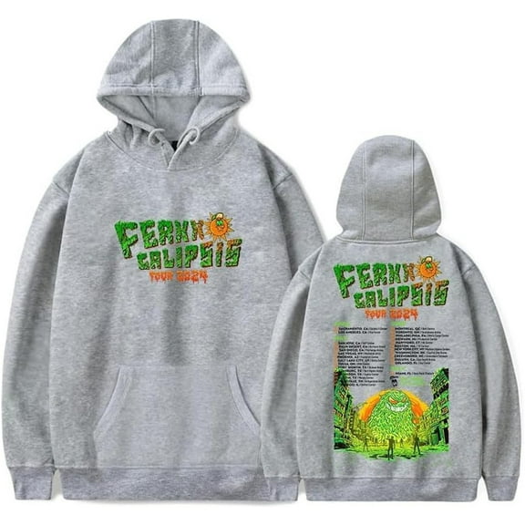 FEID FerxxoCalipsis Tour 2024 Printed Hoodie Unisex Hooded Drawstring Pocket Pullover