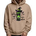 thumbnail image 1 of FEIFLY Halloween Men Graphic Hoodie Pullover Sweatshirt Long Sleeve Casual Jacket Ghost Spider Print For Fall Winter Comfortable Tops Chic Streetwear, 1 of 5