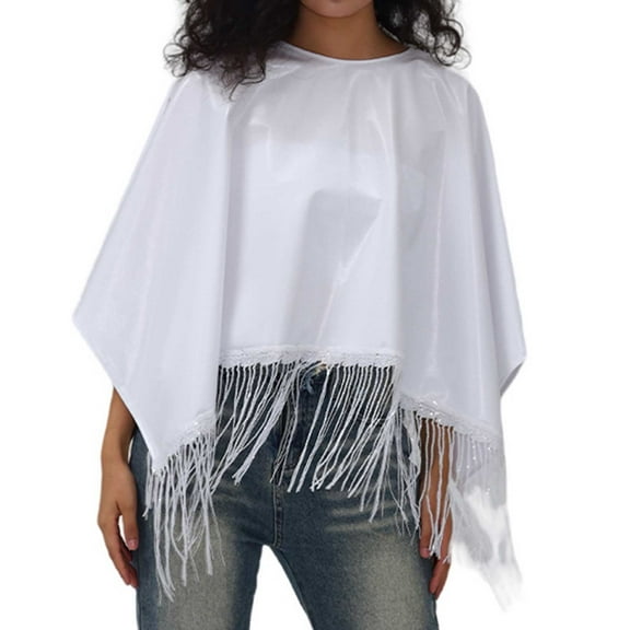 FEIFLY Halloween Women Elegant Robes Loose Capes For Performances Stylish Outfits Sophisticated Dramas Versatile Fashion Wear For Events Holiday Clothing