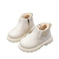 thumbnail image 1 of FEIFLY Kids Long Boots Fashion Autumn Children Girls Shoes Flat Thick Bottom Non- Easy To Wear PU Upper Comfortable Fashionable Winter Footwear, 1 of 9