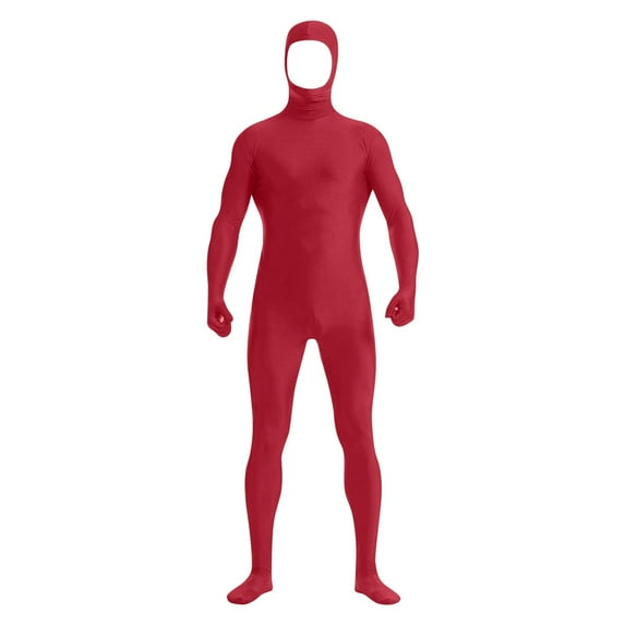 FEIFLY Kids Unisex Zentai Stealth Suit For Performance Stage Dance Body Suits Jumpsuits Leisure Teen Solid Color Full Body Bodysuit