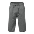 thumbnail image 1 of FEIFLY Men's Casual Shorts Summer Breathable Loose Fit Comfortable Elastic Waist Lightweight Outdoor Sports Wear Solid Color Fashionable Streetwear, 1 of 3