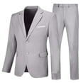 thumbnail image 1 of FEIFLY Men's Suits 2 Piece Sets Blazers And Pants Business Casual Formal Wear Slim Fit Wedding Outfits Comfortable Stylish Versatile Men Solid Color Slacks, 1 of 2
