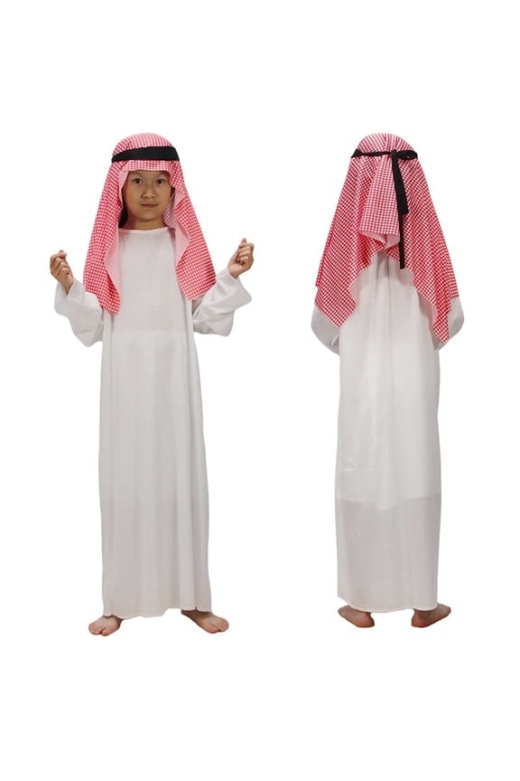 Outfits Sets Boys Dubai Robe Middle Traditional Abaya Thobe Kids Party Elegant Formal Wear Classic Winter O-Neck Child Long Sleeve Clothing Sets