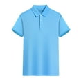 thumbnail image 1 of FEIFLY Polo Shirts Golf Shirts for Work Athletic For Men Short Sleeve Collared Shirt Summer Casual Polo Shirts Golf Shirts for Work Athletic Solid Color Soft Dailywear, 1 of 2