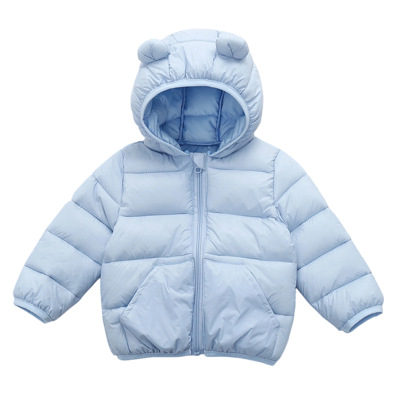 FEIFLY Solid Color Kids Winter Jacket Boys Down Coat Warm Jacket For ...