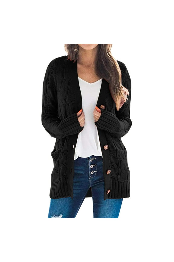 Sweaters Womens Knit Boho Long Sleeve Patchwork Coats Cardigan Pockets Oprn Front Sweater Solid Color Female Outwear