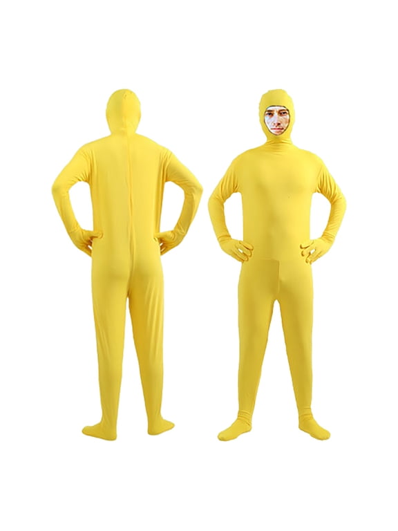 Women Adult Solid Color Bodysuit Skin Suit Zentai Stretch Full Body Suit Performing Arts Unisex Tight Fitting Party Outfits Festival Clothing