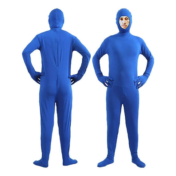 FEIFLY Women Adult Solid Color Bodysuit Skin Suit Zentai Stretch Full Body Suit Performing Arts Unisex Tight Fitting Party Outfits Festival Clothing