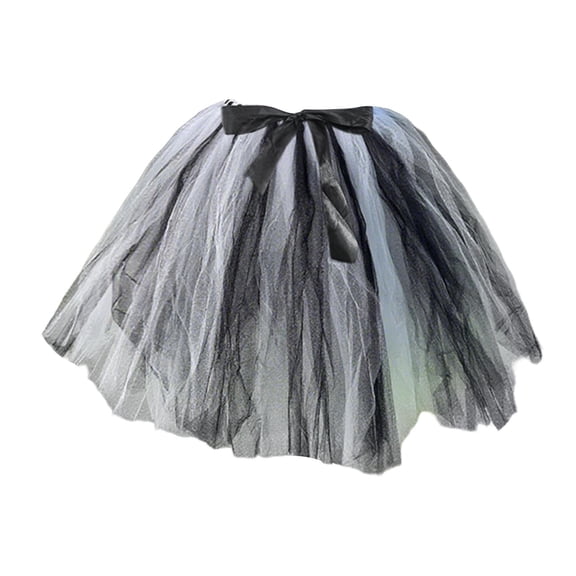 FEIFLY Women Elegant Chiffon High Waist Flowy Skirt With Bow Detail Casual Formal Wear Cozy Carnival Skirts Work Business Holiday Solid Color Daily Wear