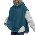 thumbnail image 1 of FEIFLY Women'S Fashion Solid Color Hoodies Sweatshirts Sleeveless Drawstring Oversized Tops Pullover Trendy Winter Autumn Streetwear, 1 of 5