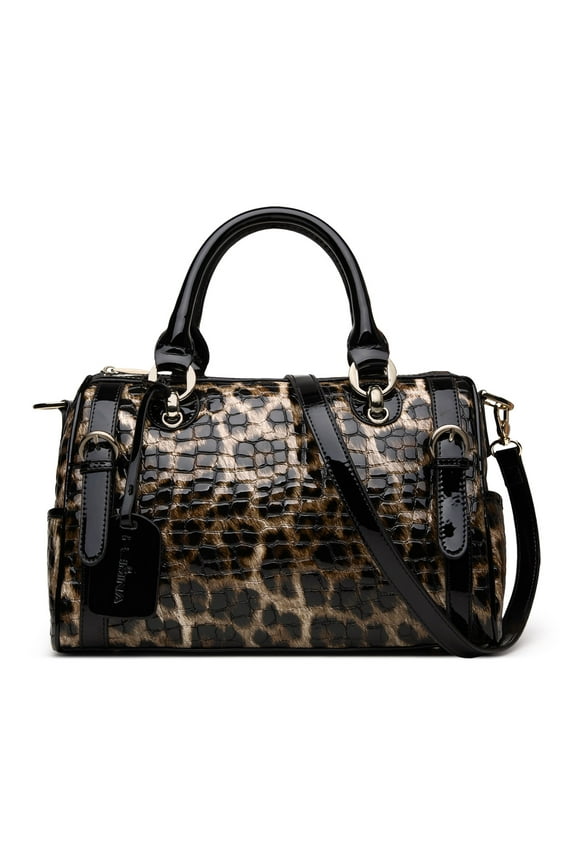 Leopard Print Handbags ,Genuine Leather Tote Bag For Women, Designer Shoulder,Large Capacity Crossbody Bag