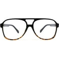 thumbnail image 1 of FEISEDY 70s Aviator Glasses Frame Blue Light Blocking Glasses Oversized Square Computer Glasses Women Men B2888, 1 of 12