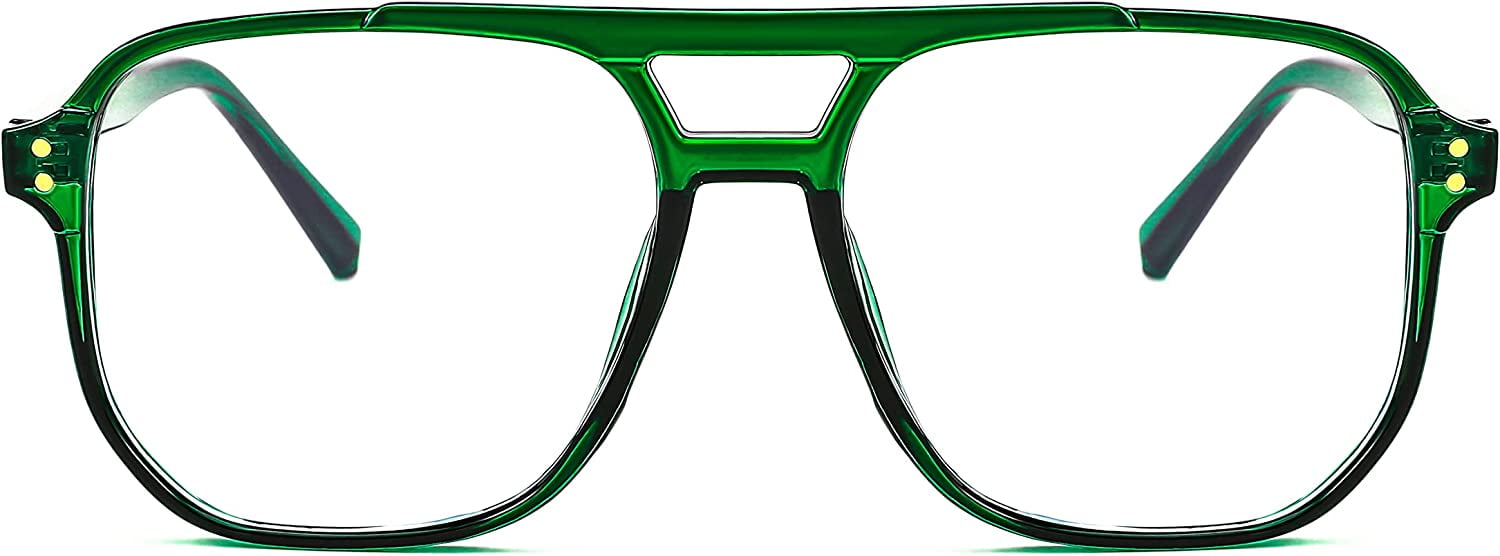 FEISEDY Blue Light Blocking Glasses Fake Nerd Clear Square