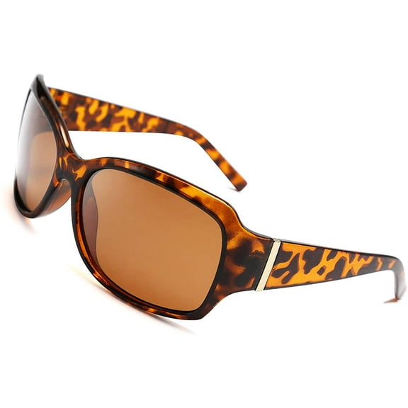 FEISEDY Classic Oversized Polarized Sunglasses Women Wrap Square Shades B2504