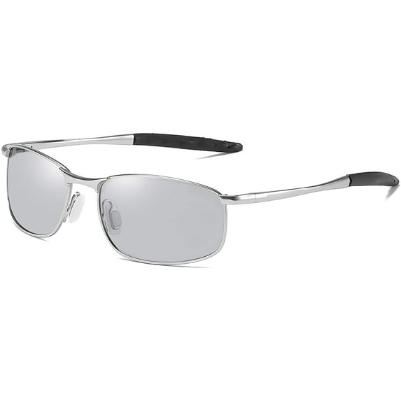 FEISEDY Classic Polarized Photochromic Sunglasses Driving Photosensitive Glasses B2444