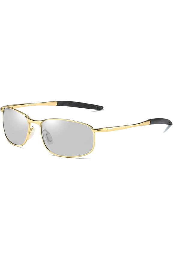 Classic Polarized Photochromic Sunglasses Driving Photosensitive Glasses B2444