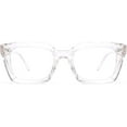 thumbnail image 1 of FEISEDY Classic Square Eyewear Non-prescription Thick Glasses Frame for Women B2461, 1 of 15