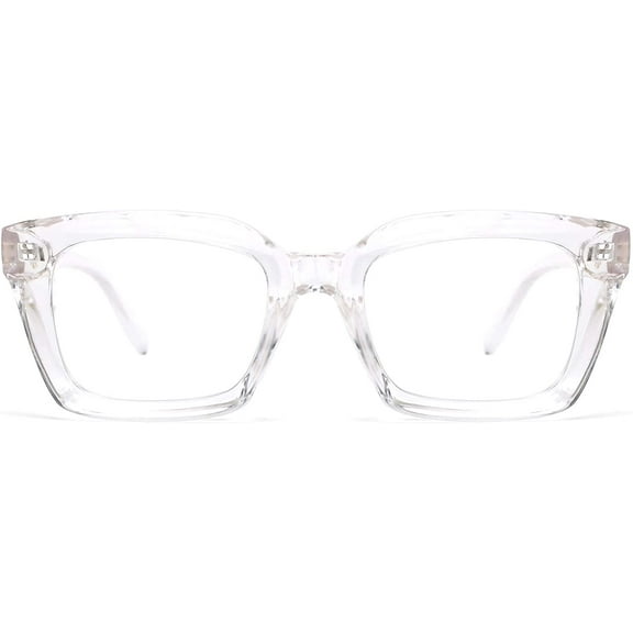FEISEDY Classic Square Eyewear Non-prescription Thick Glasses Frame for Women B2461