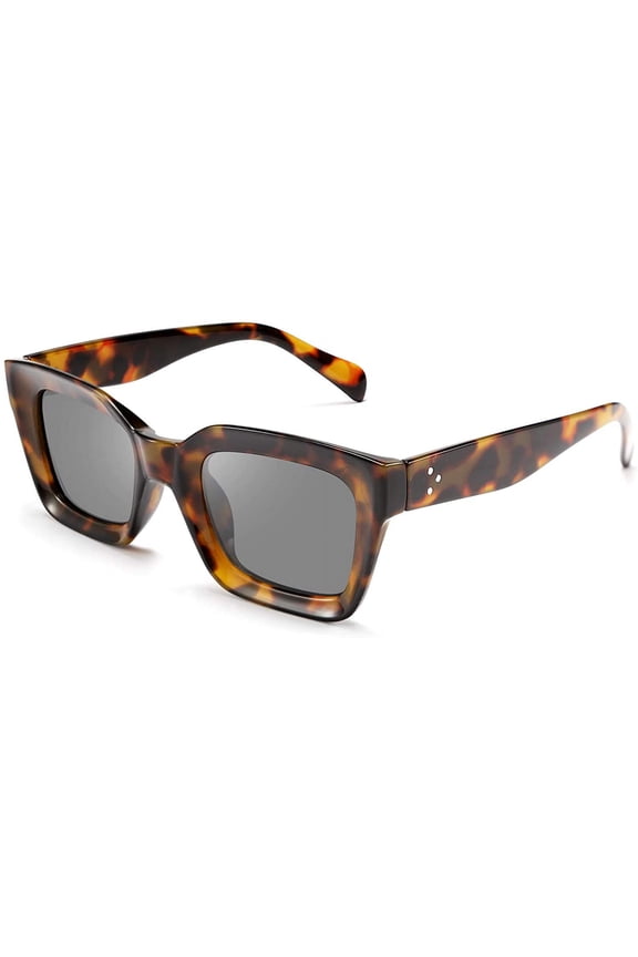 Classic Women Sunglasses Fashion Thick Square Frame UV400 B2471