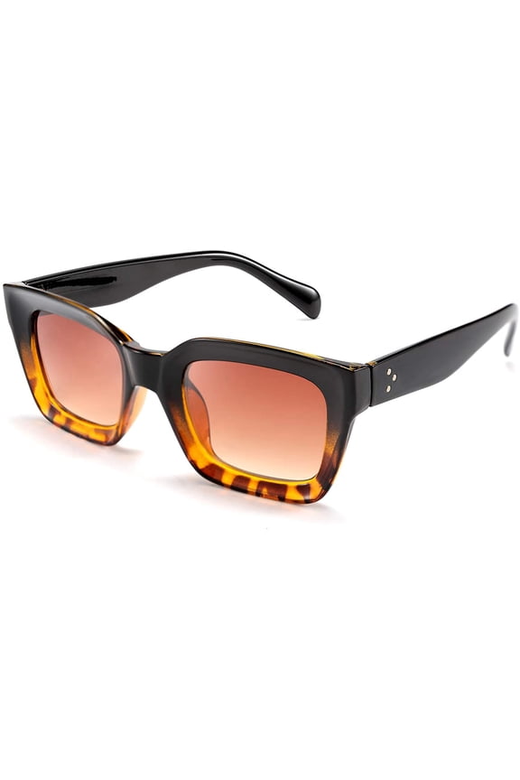 Classic Women Sunglasses Fashion Thick Square Frame UV400 B2471