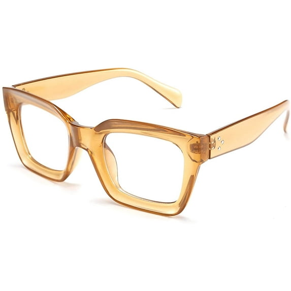 FEISEDY Classic Women Sunglasses Fashion Thick Square Frame UV400 B2471