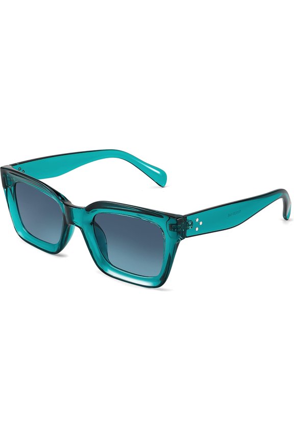 Classic Women Sunglasses Fashion Thick Square Sun Glasses Chunky Frame UV400 B2471