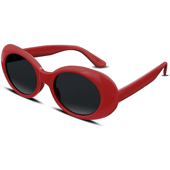 FEISEDY Clout Goggles Sunglasses Women Men Retro Oval Sunglasses Girls Boys Sunglasses B2253