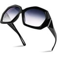 thumbnail image 1 of FEISEDY Crystal Square Women Sunglasses Luxury Diamond Thick Frame Ladies Shades B2708, 1 of 14