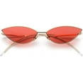 thumbnail image 1 of FEISEDY Fashion Designer Sunglasses Retro Small Petals Shape Arc Temple Design B2298, 1 of 7