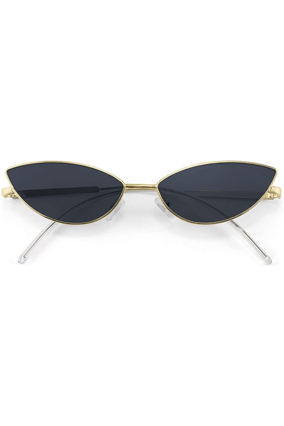 Fashion Designer Sunglasses Retro Small Petals Shape Arc Temple Design B2298