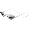 thumbnail image 1 of FEISEDY Fashion Designer Sunglasses Retro Small Petals Shape Arc Temple Design B2298, 1 of 16