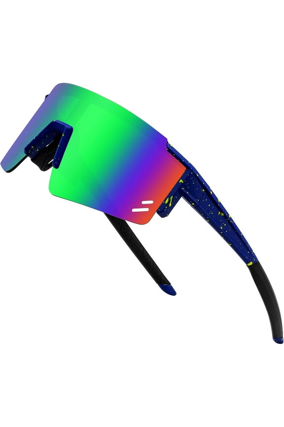 Kids Sunglasses Youth Baseball Sun Glasses, UV400 Sports Teens Cycling Shades for Boys Girls Age 8-16 B0048