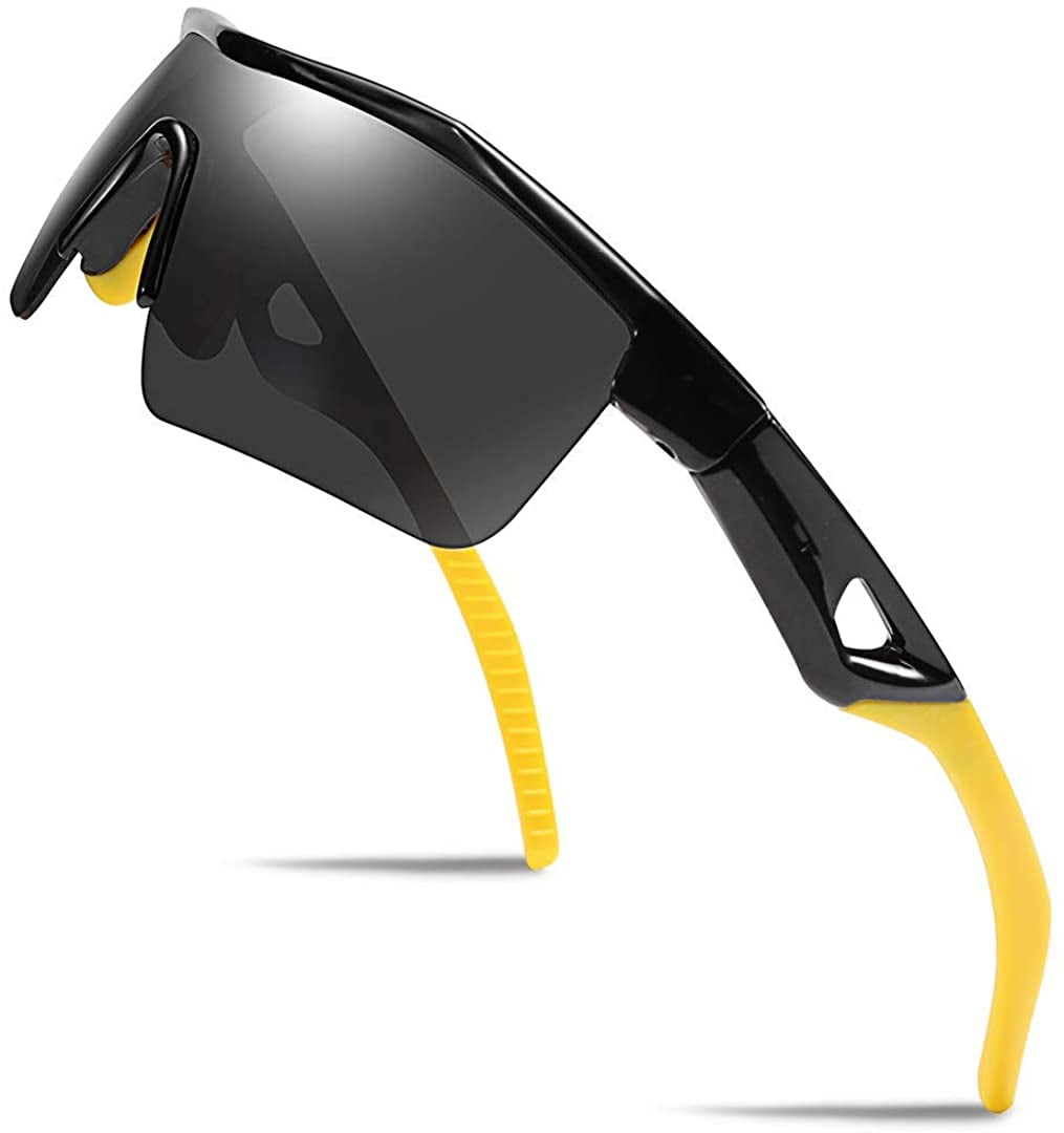 FEISEDY Kids Teens Sports Polarized Sunglasses TR90 Frame Boys Girls Cycling B2454