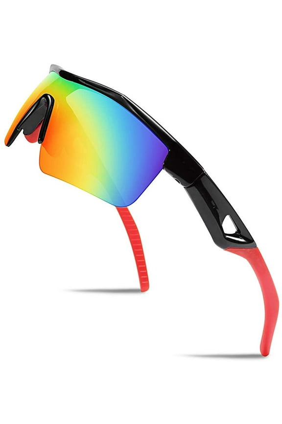 Kids Teens Sports Polarized Sunglasses TR90 Frame Boys Girls Cycling B2454