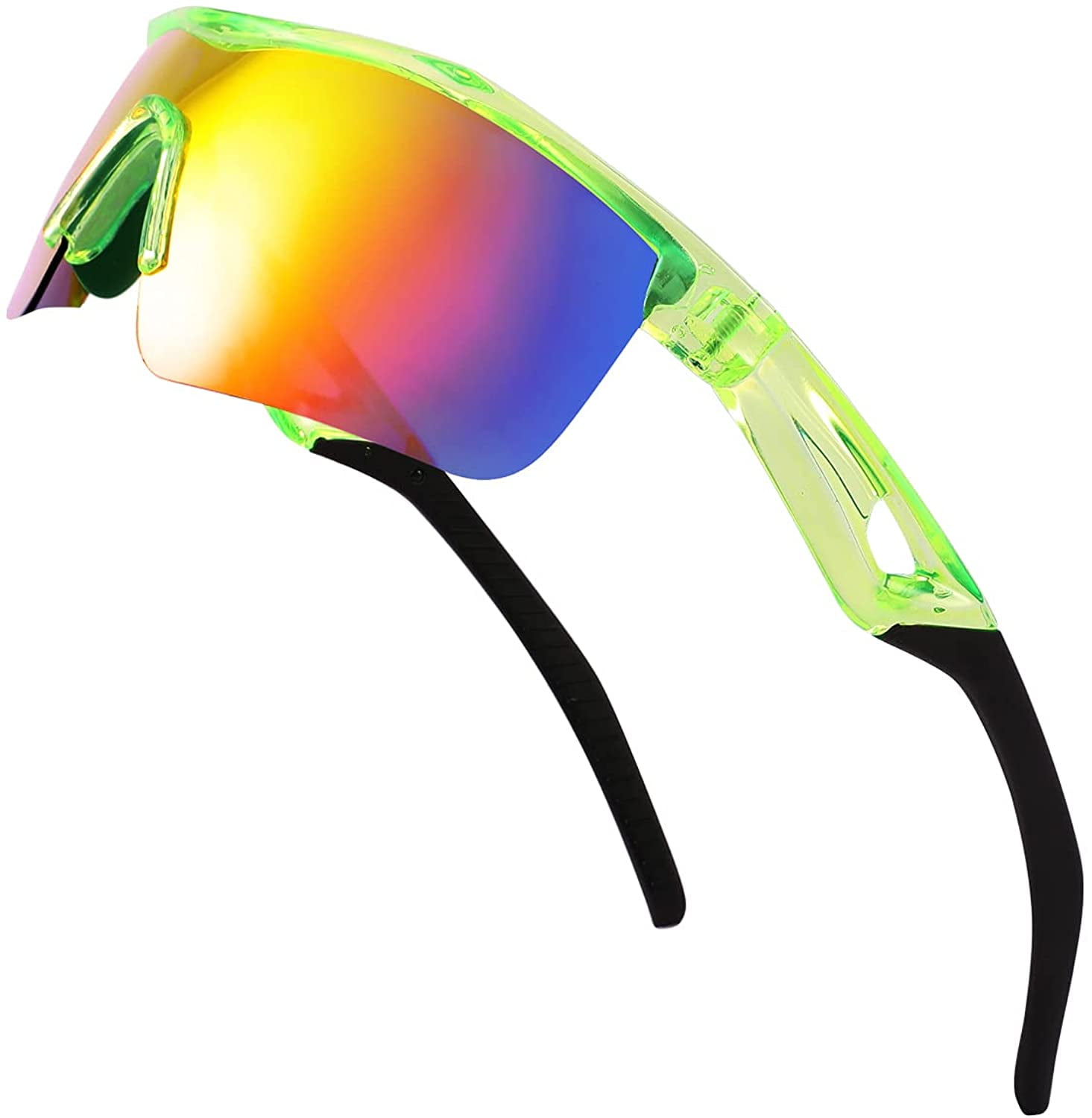 FEISEDY Kids Teens Sports Polarized Sunglasses TR90 Frame Boys Girls Cycling B2454