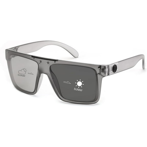 FEISEDY Men Sunglasses Polarized Oversized Square Flat Top Cycling Running Fishing Golf Hiking Sports B2990