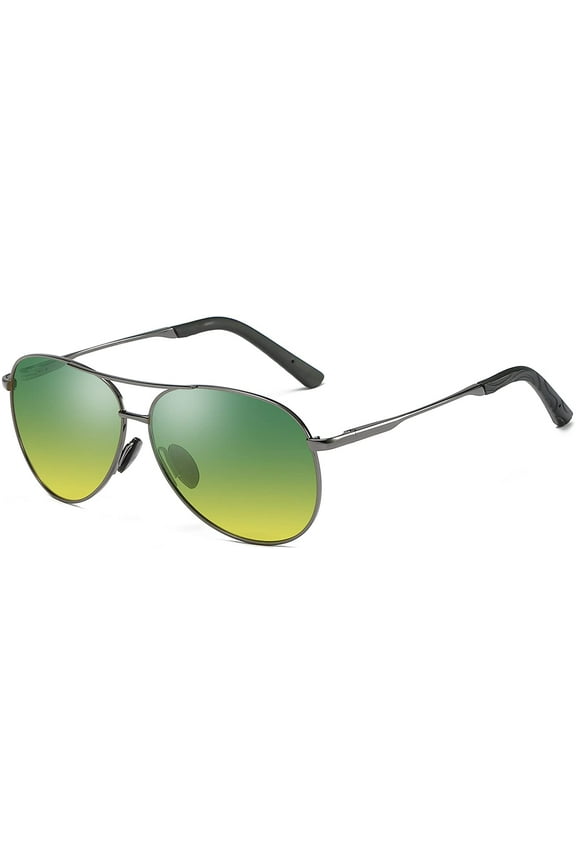 Night Driving Glasses Night Vision Aviator Anti Glare Eyewear for Men Women B2294