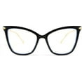 thumbnail image 1 of FEISEDY Oversized Cat Eye Glasses Frame Blue Light Blocking Eyewear for Women B2589, 1 of 14
