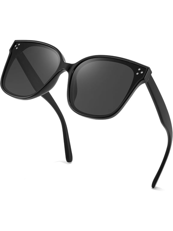 Oversized Polarized Sunglasses - UV400 Protection, Square Fashion Sun Glasses for Outdoor & Daily B2600