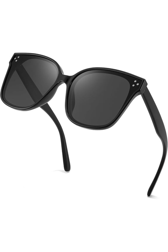 Oversized Polarized Sunglasses - UV400 Protection, Square Fashion Sun Glasses for Outdoor & Daily B2600