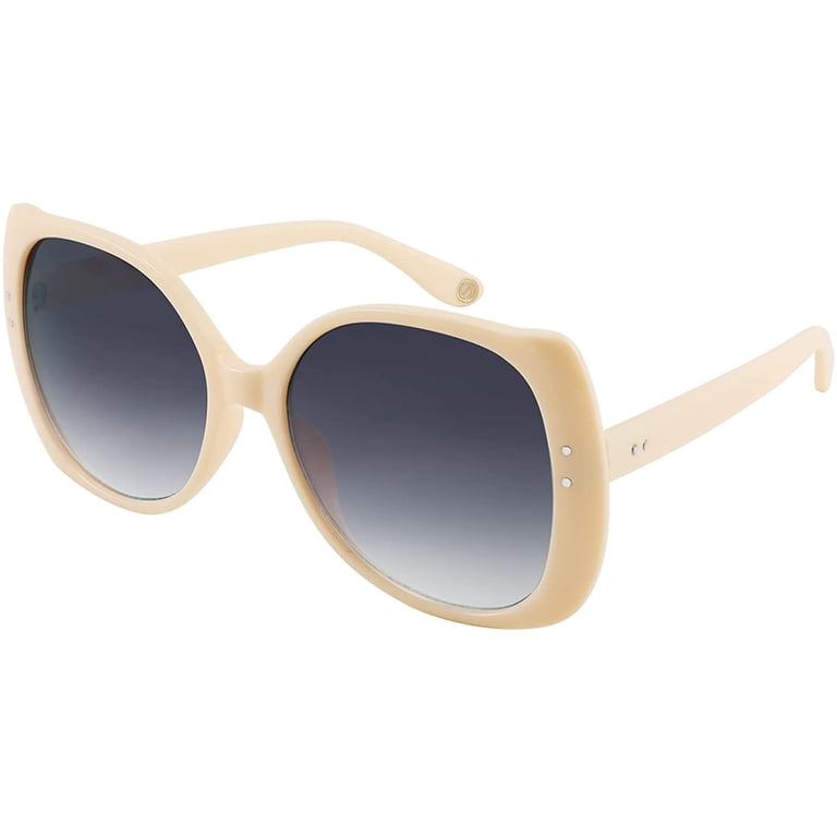 FEISEDY Oversized round Sunglasses Women Fashion Large  display picture 2