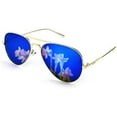 thumbnail image 1 of FEISEDY Polarized Aviator Sunglasses for Men Women Mirrored Lenses Metal Classic B2610, 1 of 14