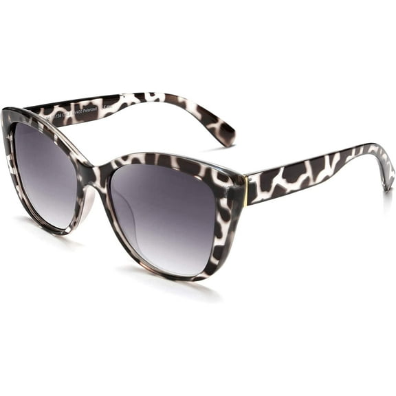 FEISEDY Polarized Vintage Sunglasses American Square Jackie O Cat Eye Sunglasses B2451
