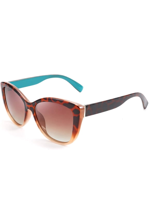 Polarized Vintage Sunglasses American Square Jackie O Cat Eye Sunglasses B2451