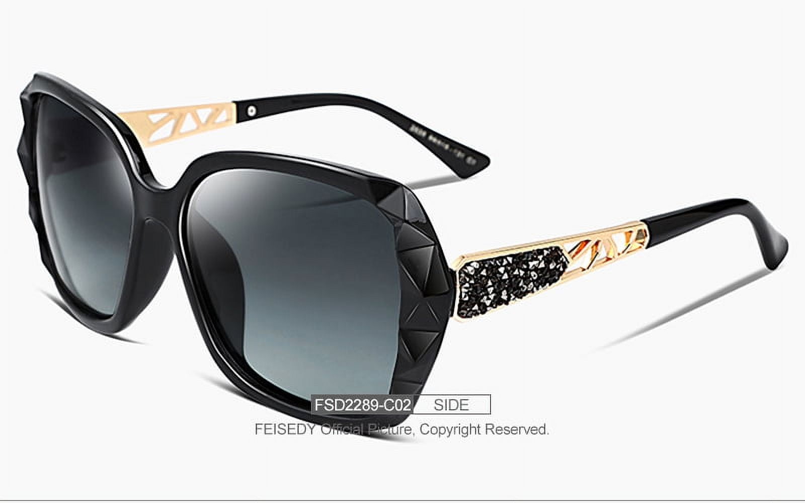 Women\'s White Crystal Square Sunglasses Sparkling Composite Shiny Frame Design Giava | Crystal Glitter Square Sunglasses | JIMMY CHOO main image 3