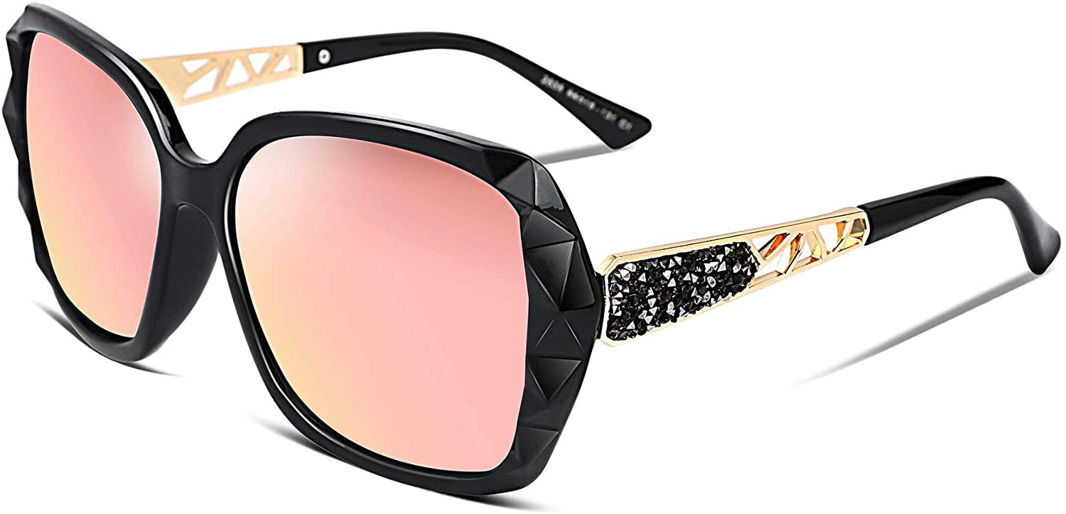 FEISEDY Polarized Women Square Sunglasses B2289 Sparkling  display picture 1