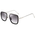 thumbnail image 1 of FEISEDY Retro 70s Aviator Sunglasses Tony Sunglasses Trendy Women Square Sun Glasses B2510, 1 of 13