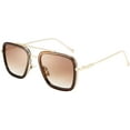 thumbnail image 1 of FEISEDY Retro 70s Aviator Sunglasses Tony Sunglasses Trendy Women Square Sun Glasses B2510, 1 of 14