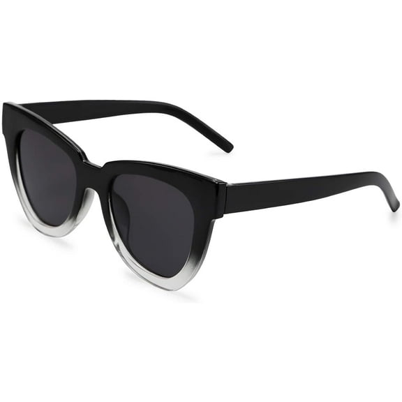 FEISEDY Retro Cat Eye Sunglasses Women Men Vintage Square Cateye UV400 Sunglasses B2586